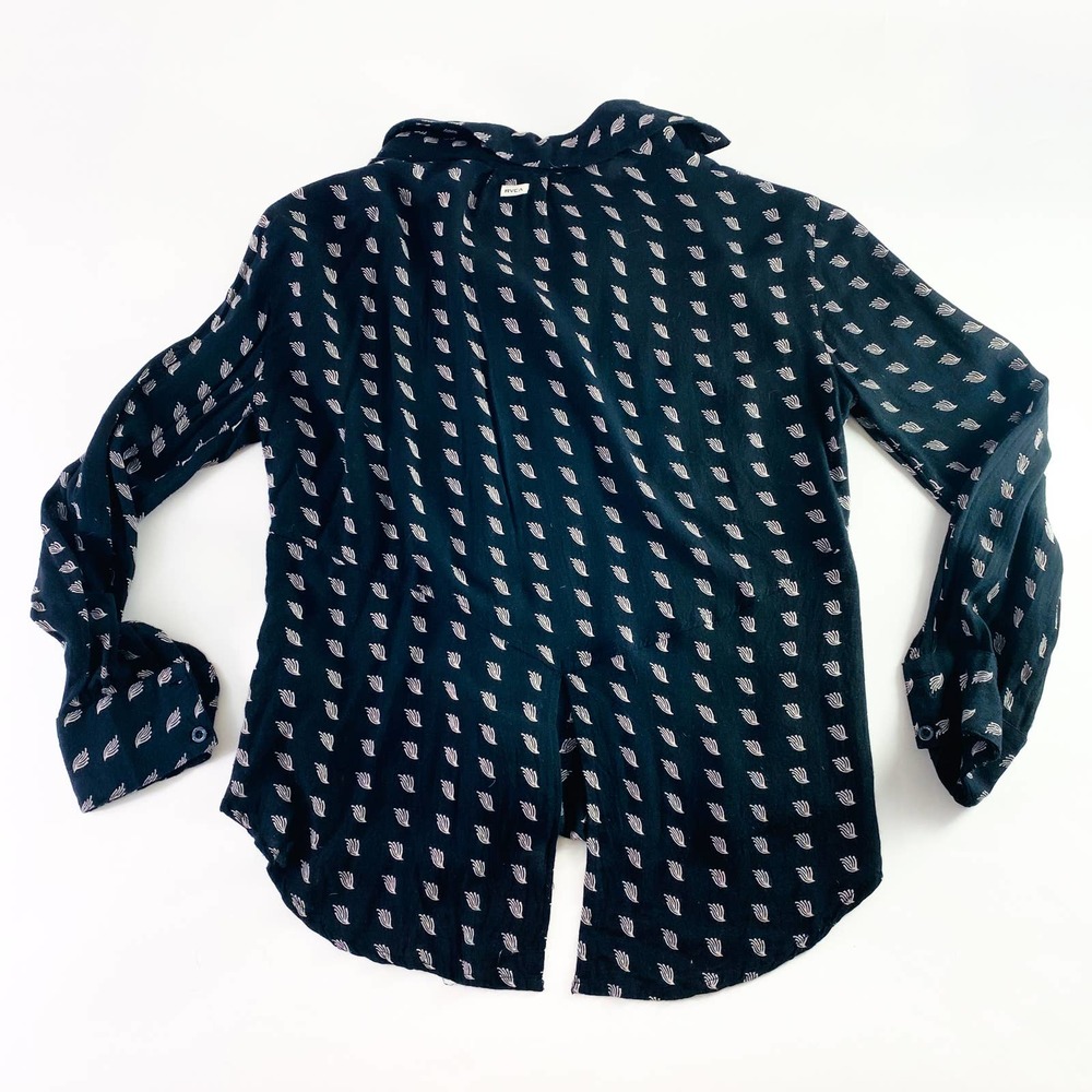 Women's Rvca Button Up Shirt - Picture 5 of 14